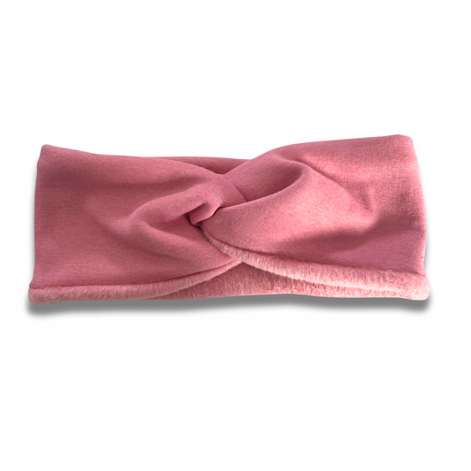 Pink Alpine Fleece Ear Warmer Sewing Sweethearts