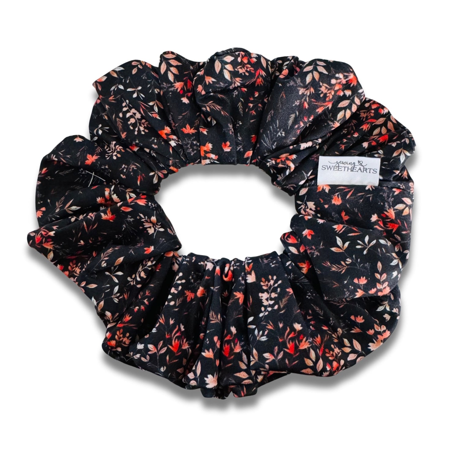 Small Fall Florals Scrunchie  Sewing Sweethearts   