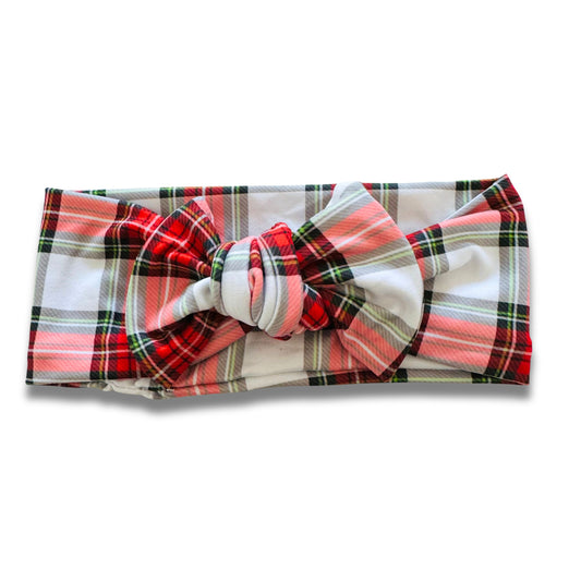 Holiday Plaid Sweetie Headband  Sewing Sweethearts   