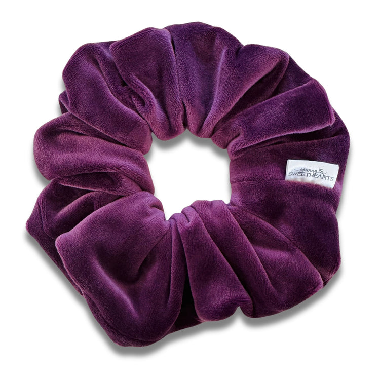 Purple Velvet Scrunchie  Sewing Sweethearts   