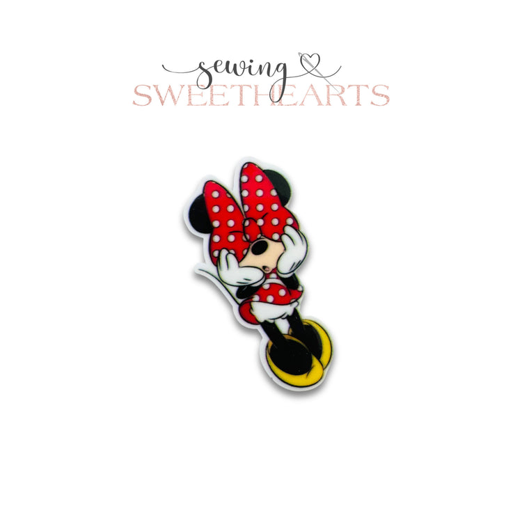 Red Bow Mouse Clip (2 for $9)  Sewing Sweethearts   