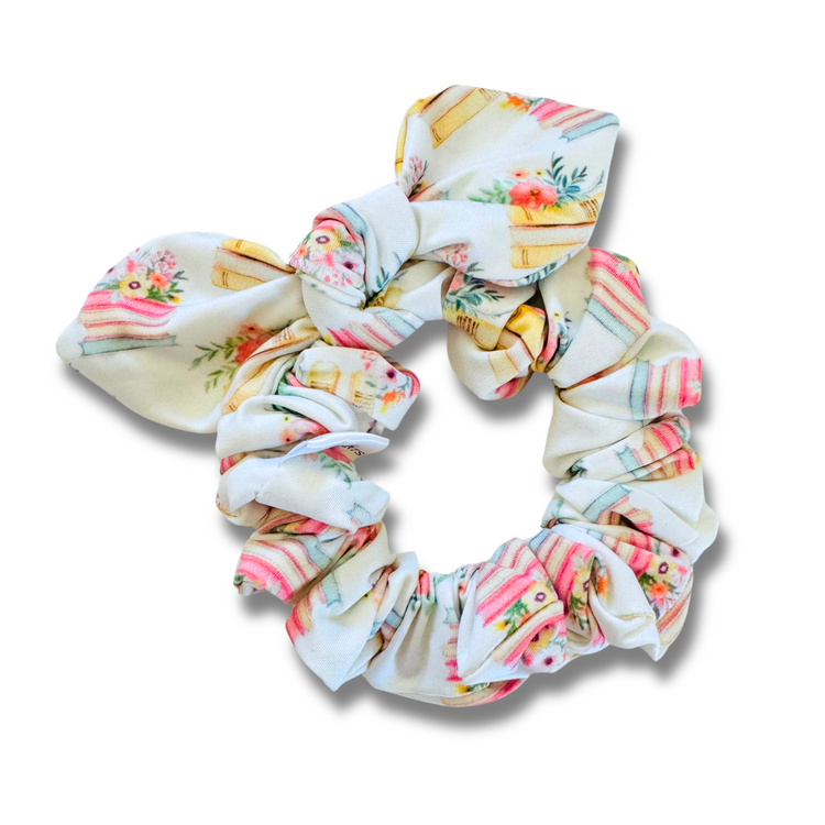 Reading Bow Scrunchie Sewing Sweethearts