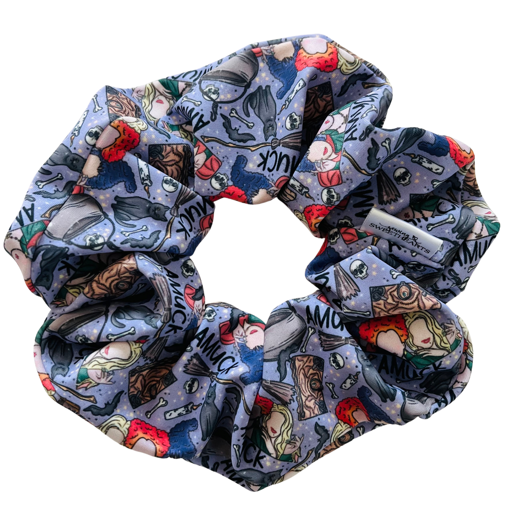 Amuck Amuck Amuck Scrunchie Scrunchies Sewing Sweethearts   