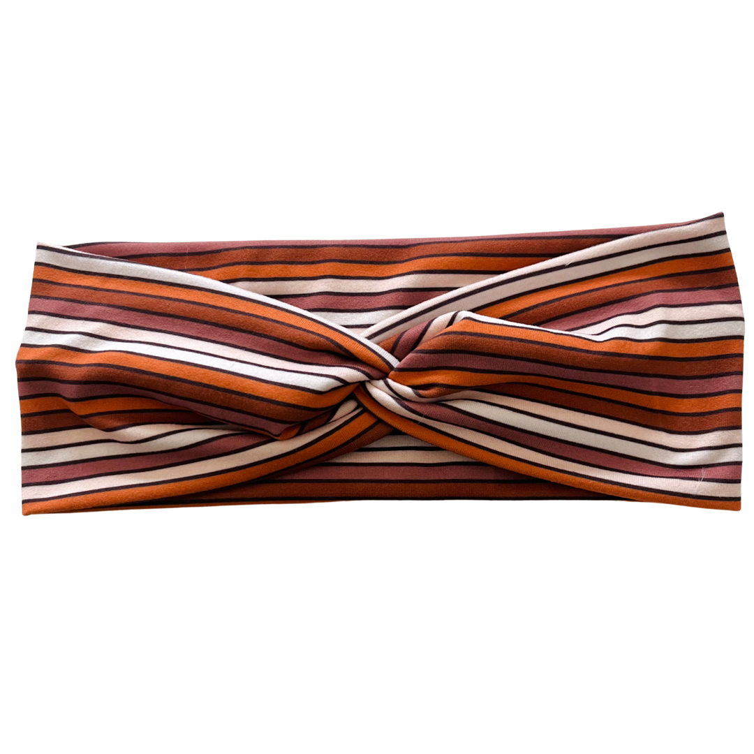 Autumn Stripe Sweetheart Headbands Sewing Sweethearts   