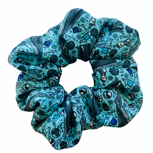 Spooky Ice Queen Scrunchie Scrunchies Sewing Sweethearts   