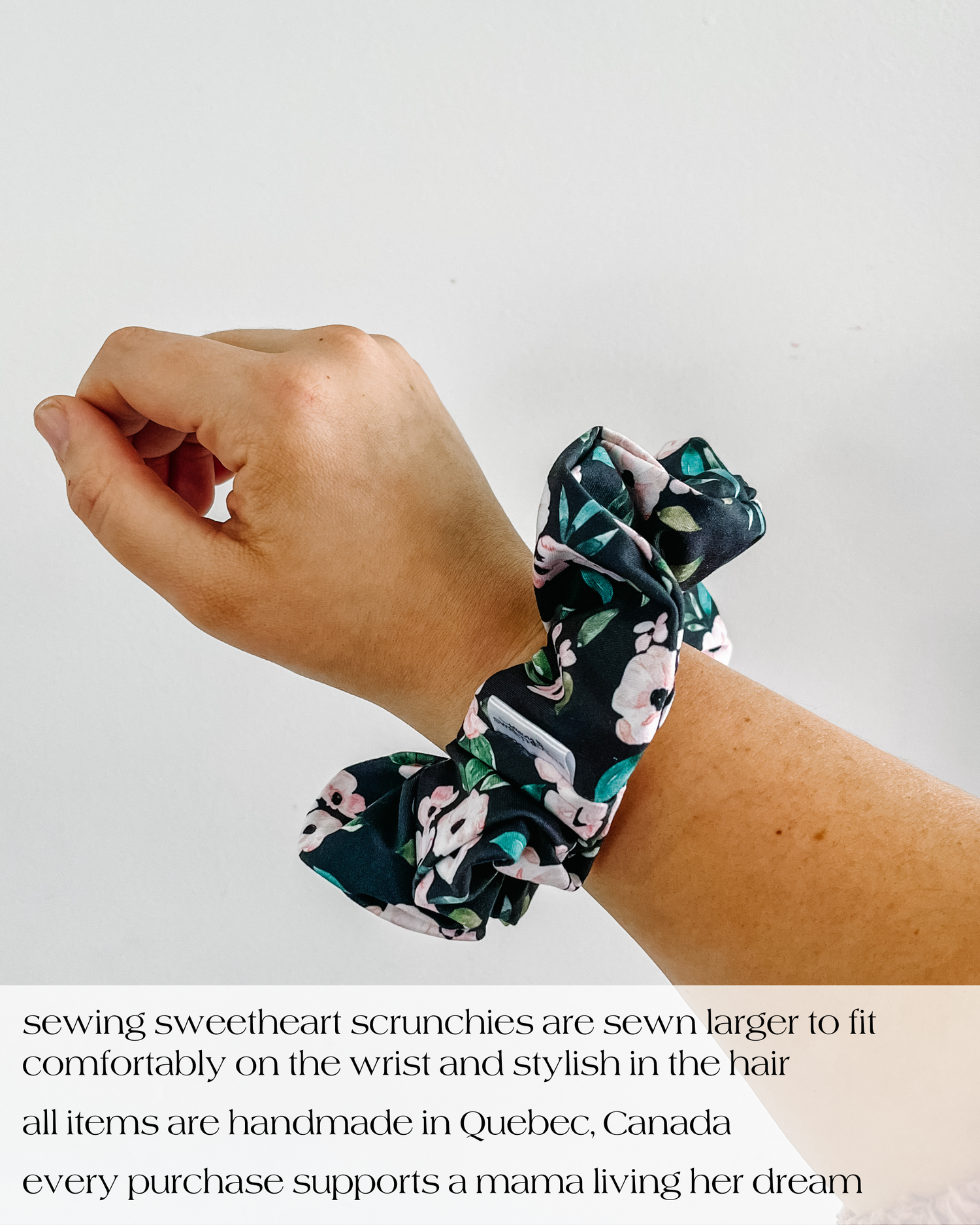 Watercolor Mint Scrunchie Scrunchies Sewing Sweethearts   