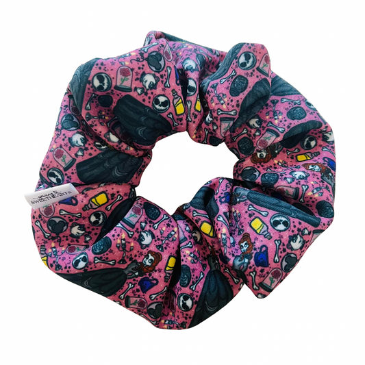 Spooky Beauty Scrunchie Scrunchies Sewing Sweethearts   