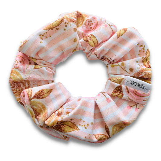 Golden Rose Scrunchie Scrunchies Sewing Sweethearts   